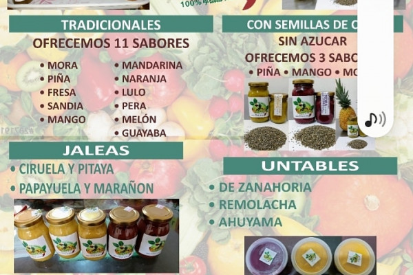 Mermeladas artesanales saludables