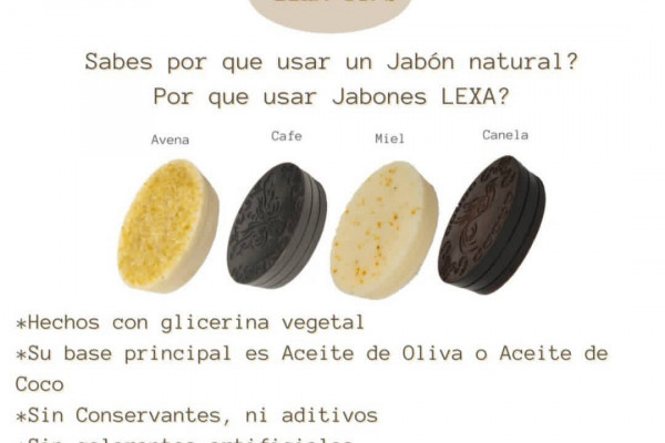 Jabones naturales faciales