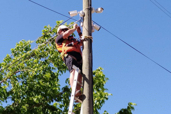 Instalación de sistemas de seguridad.